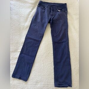 Helmut Lang Men's Dark Blue Slim Jeans